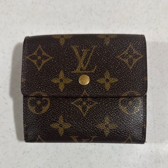 Louis Vuitton Handbags - Louis Vuitton Trifold Monogram Brown Wallet Vintage Authentic